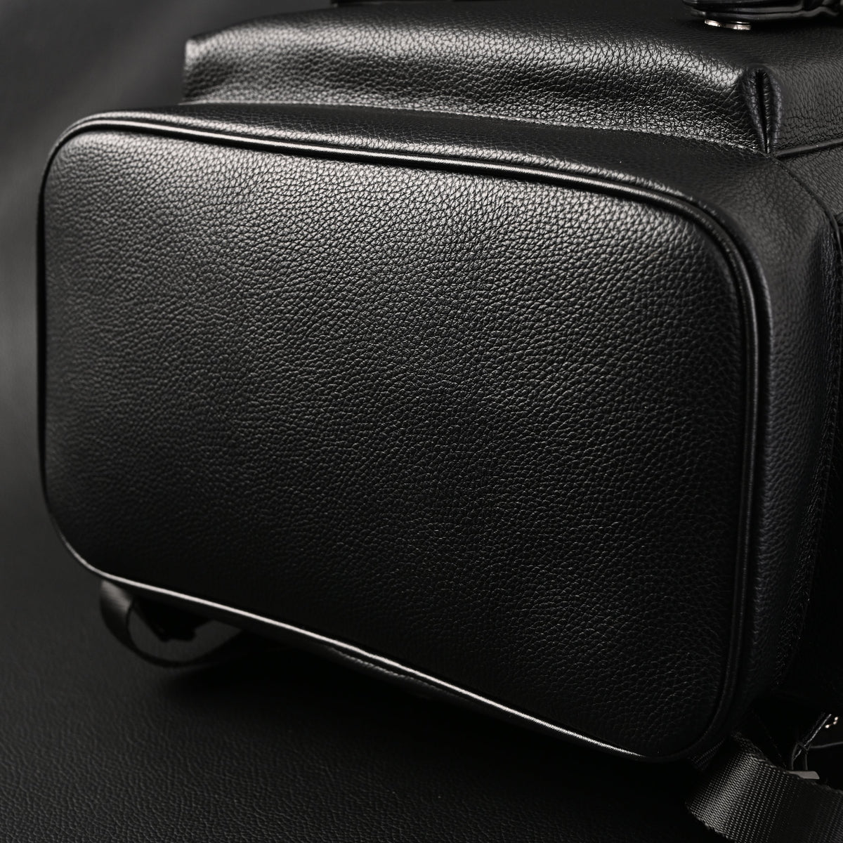 Prada Nylon & Leather Multi-Pocket Backpack – Black - Classic Black product image 10, provided for visual reference and