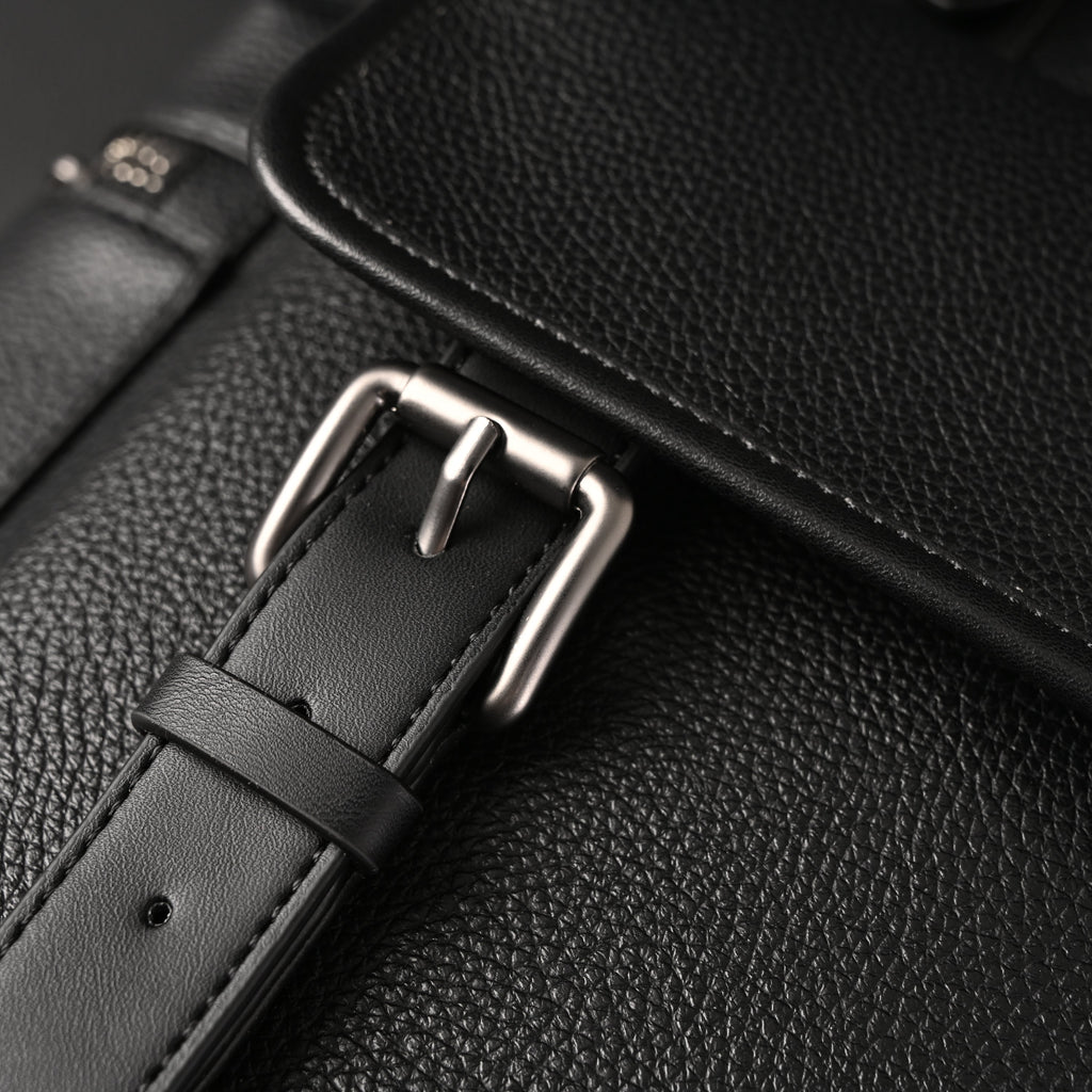 Prada Nylon & Leather Multi-Pocket Backpack – Black - Classic Black product image 2, provided for visual reference and