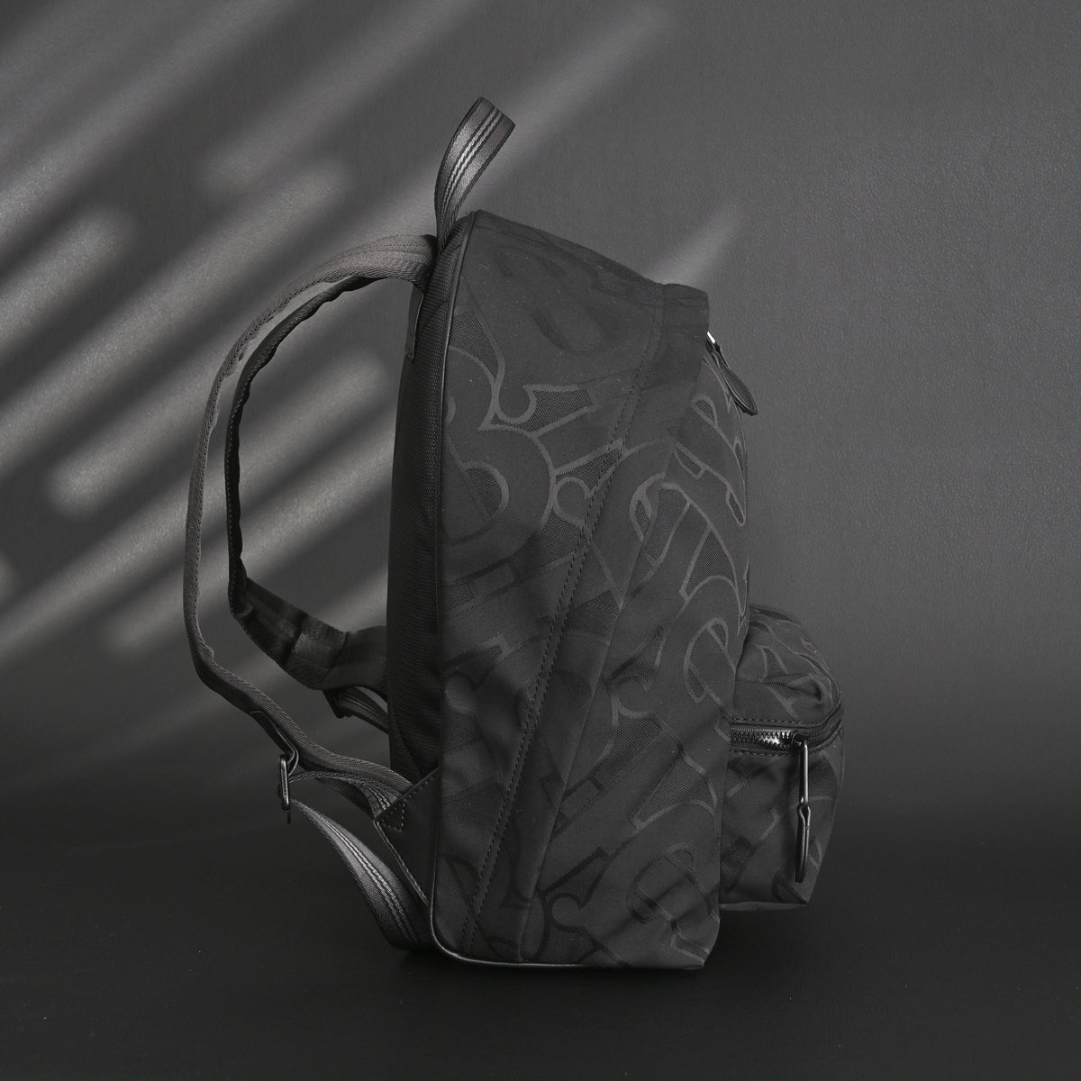 Burberry Monogram Black Nylon Backpack product image 3, provided for visual reference and product detail review