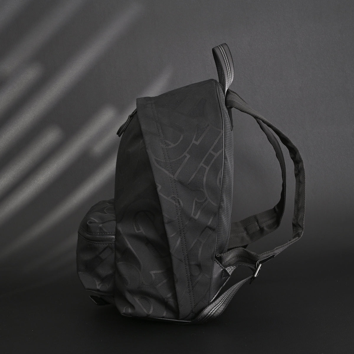 Burberry Monogram Black Nylon Backpack product image 5, provided for visual reference and product detail review