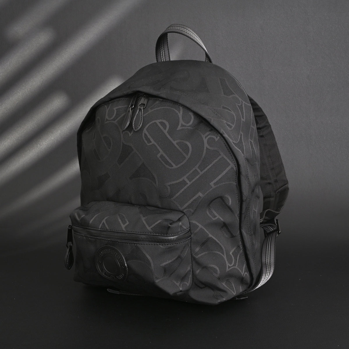 Burberry Monogram Black Nylon Backpack product image 6, provided for visual reference and product detail review
