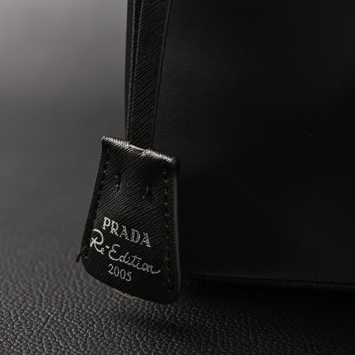 Prada Re-Edition 2005 Nylon Shoulder Bag – Black - Black with Silver-Tone Hardware product image 12, provided for visual