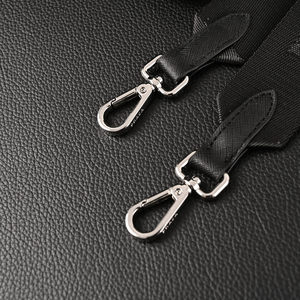 Prada Re-Edition 2005 Nylon Shoulder Bag – Black - Black with Silver-Tone Hardware product image 22, provided for visual