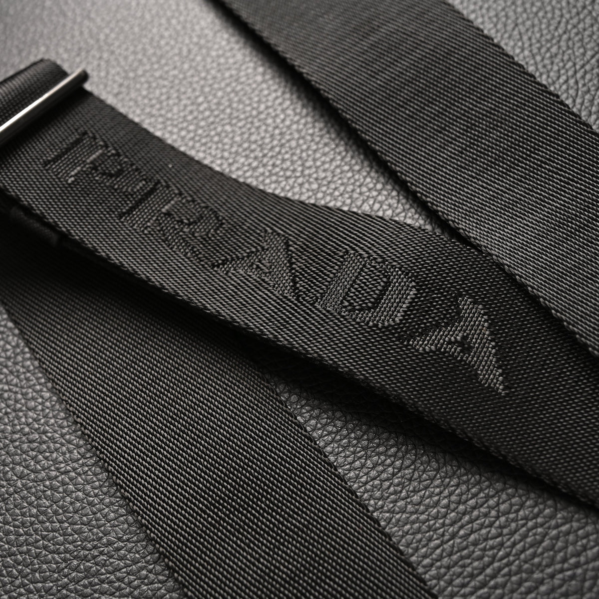 Prada Re-Edition 2005 Nylon Shoulder Bag – Black - Black with Silver-Tone Hardware product image 6, provided for visual