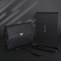 Prada Nylon Black Messenger Bag product image 1, provided for visual reference and product detail review