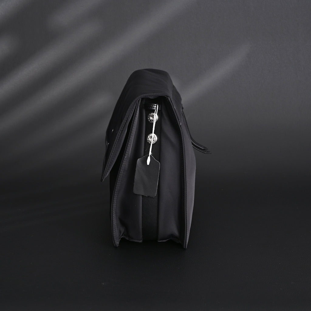 Prada Nylon Black Messenger Bag product image 6, provided for visual reference and product detail review
