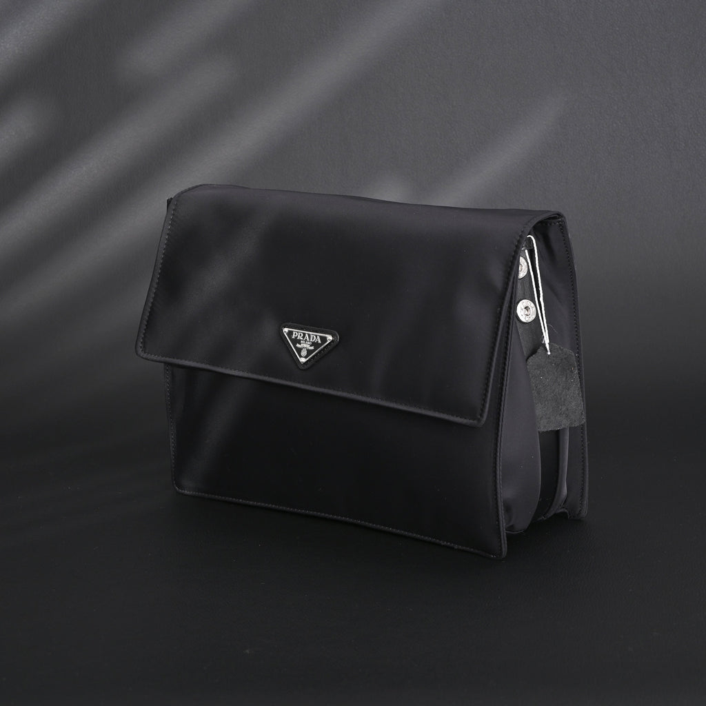 Prada Nylon Black Messenger Bag product image 7, provided for visual reference and product detail review