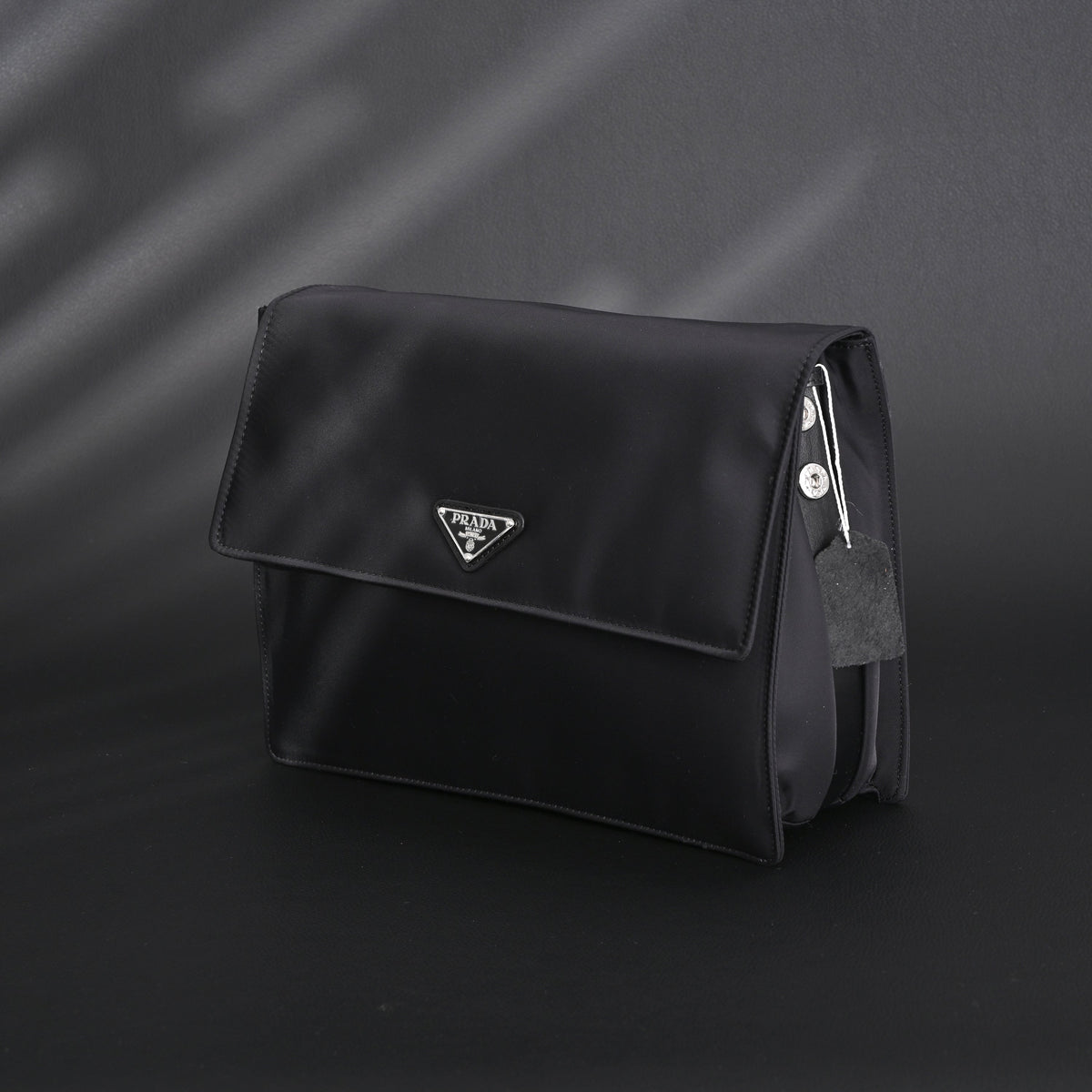 Prada Nylon Black Messenger Bag product image 7, provided for visual reference and product detail review
