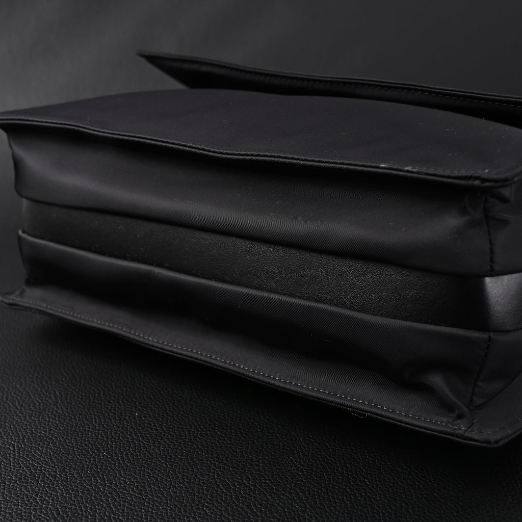 Prada Nylon Black Messenger Bag product image 8, provided for visual reference and product detail review