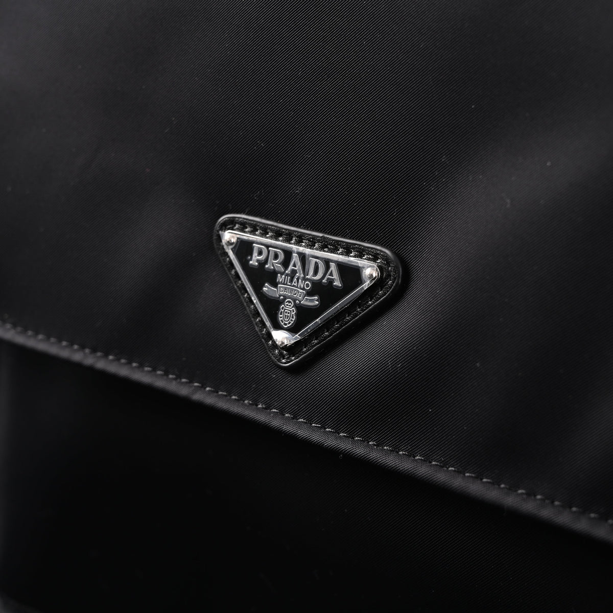 Prada Nylon Black Messenger Bag product image 9, provided for visual reference and product detail review