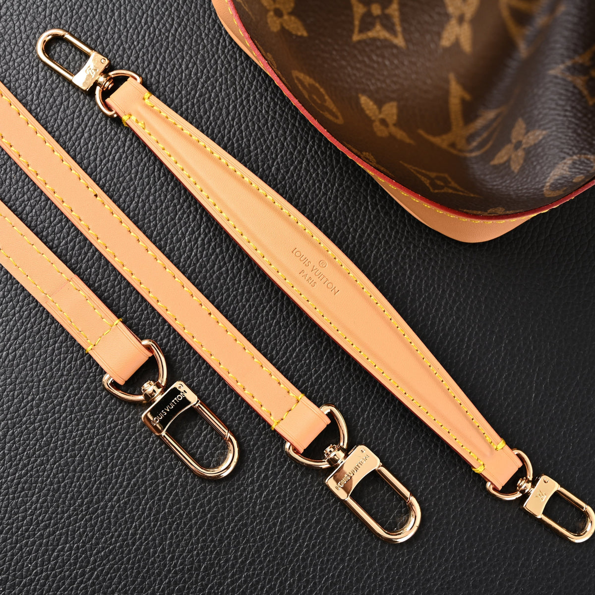 Louis Vuitton Noé Bucket Bag – Monogram Canvas with Natural Leather Trim product image 17, provided for visual reference and