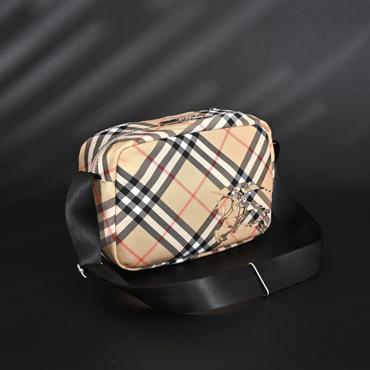 Burberry Vintage Check Canvas Crossbody Messenger Bag product image 12, provided for visual reference and product detail