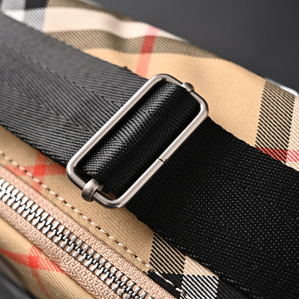 Burberry Vintage Check Canvas Crossbody Messenger Bag product image 9, provided for visual reference and product detail