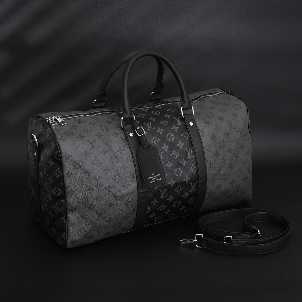 Louis Vuitton Keepall Bandoulière 45 Monogram Eclipse Travel Bag product image 1, provided for visual reference and product