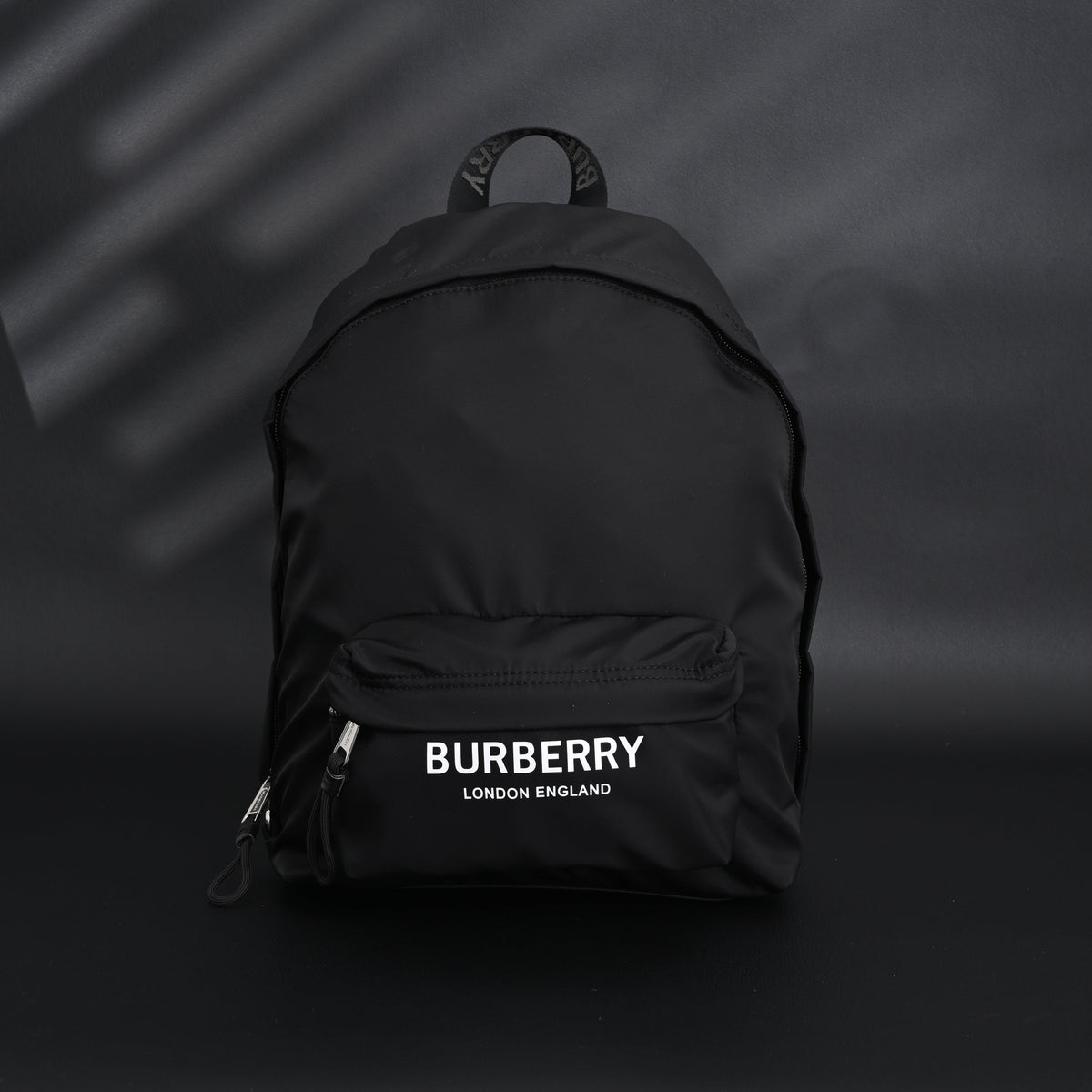 Burberry London England Logo Nylon Backpack product image 1, provided for visual reference and product detail review