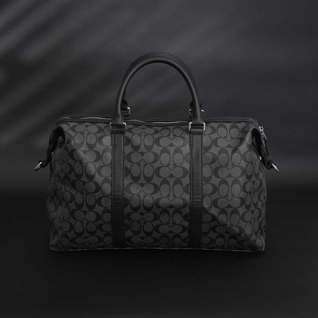 Coach Metropolitan Duffel Bag in Signature Black Canvas product image 13, provided for visual reference and product detail