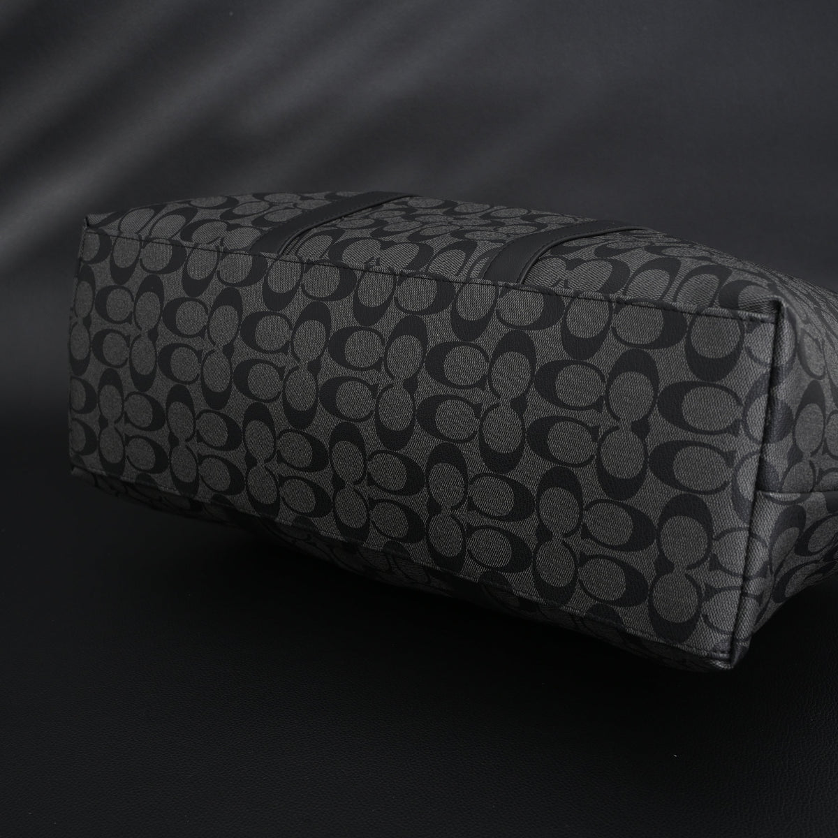 Coach Metropolitan Duffel Bag in Signature Black Canvas product image 14, provided for visual reference and product detail