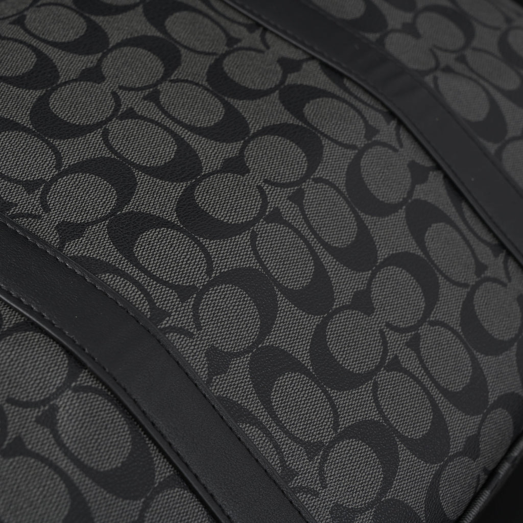 Coach Metropolitan Duffel Bag in Signature Black Canvas product image 18, provided for visual reference and product detail