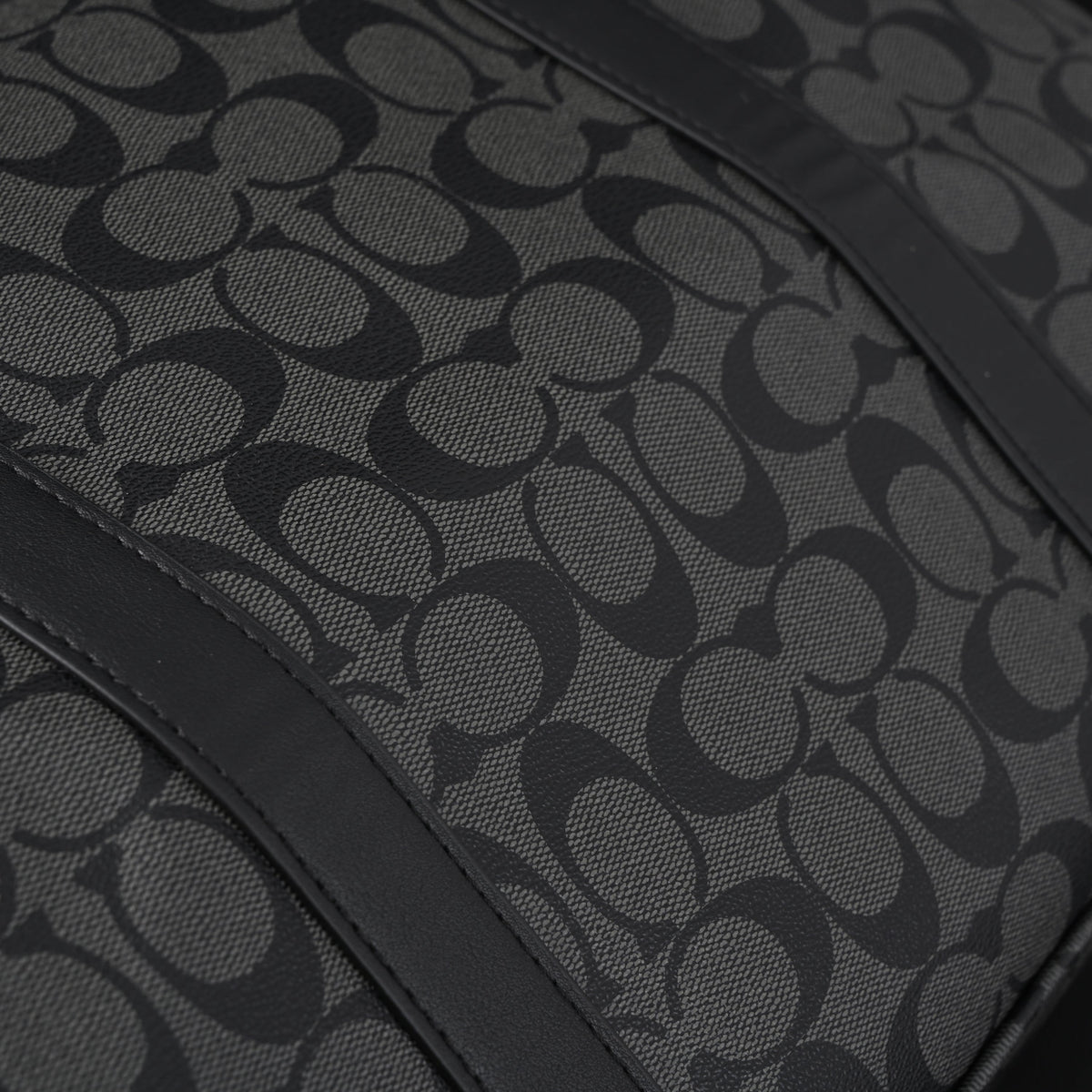 Coach Metropolitan Duffel Bag in Signature Black Canvas product image 18, provided for visual reference and product detail