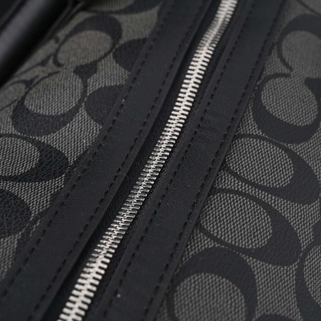 Coach Metropolitan Duffel Bag in Signature Black Canvas product image 20, provided for visual reference and product detail