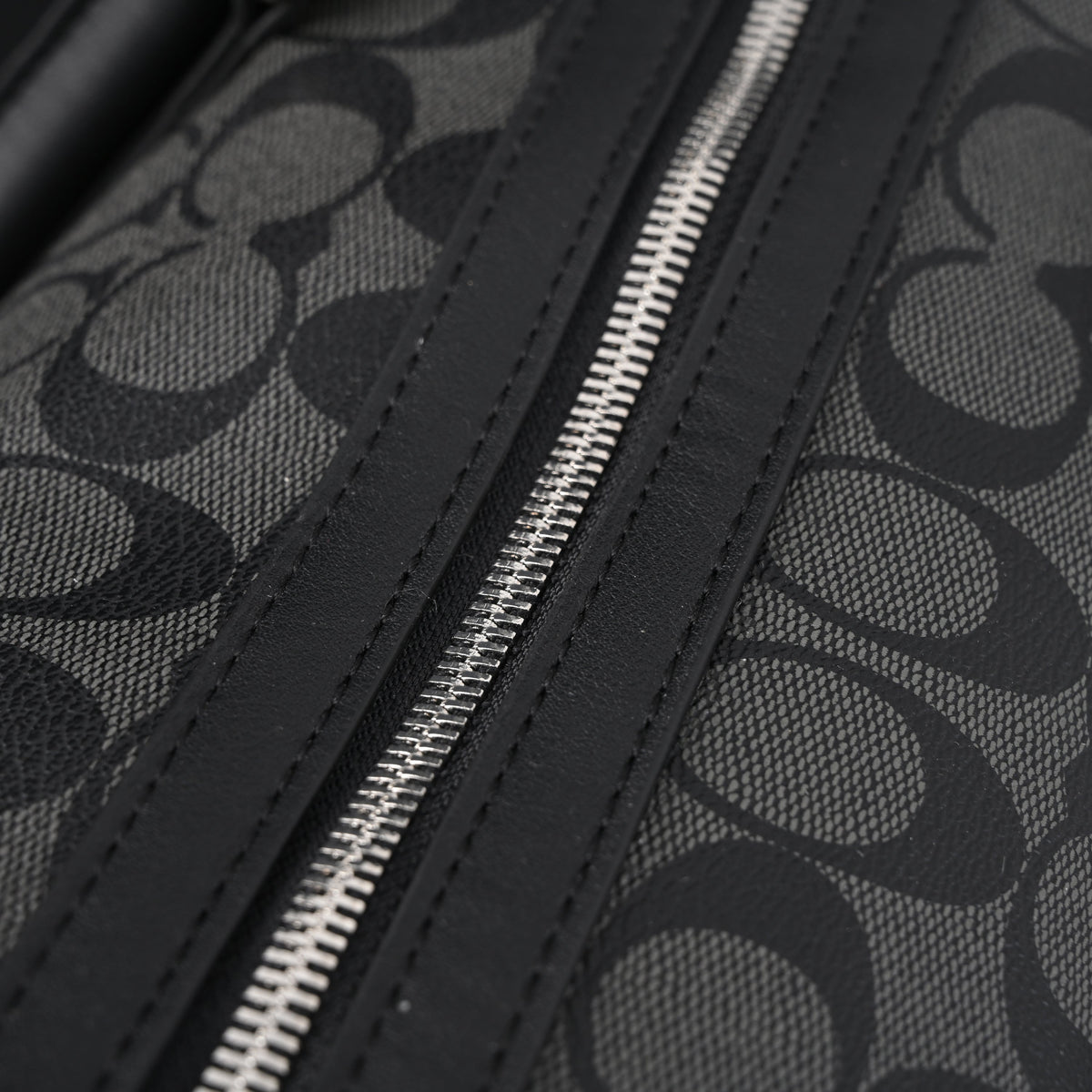 Coach Metropolitan Duffel Bag in Signature Black Canvas product image 20, provided for visual reference and product detail