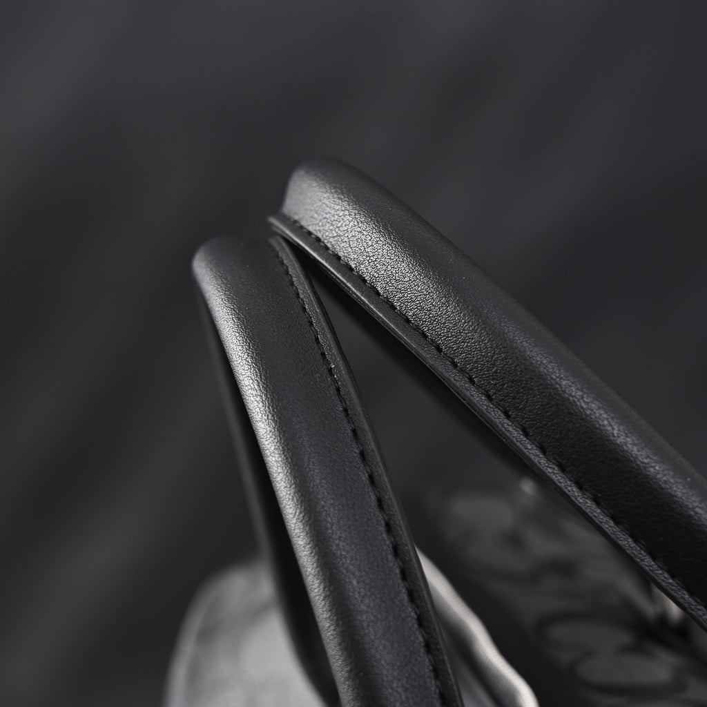 Coach Metropolitan Duffel Bag in Signature Black Canvas product image 10, provided for visual reference and product detail