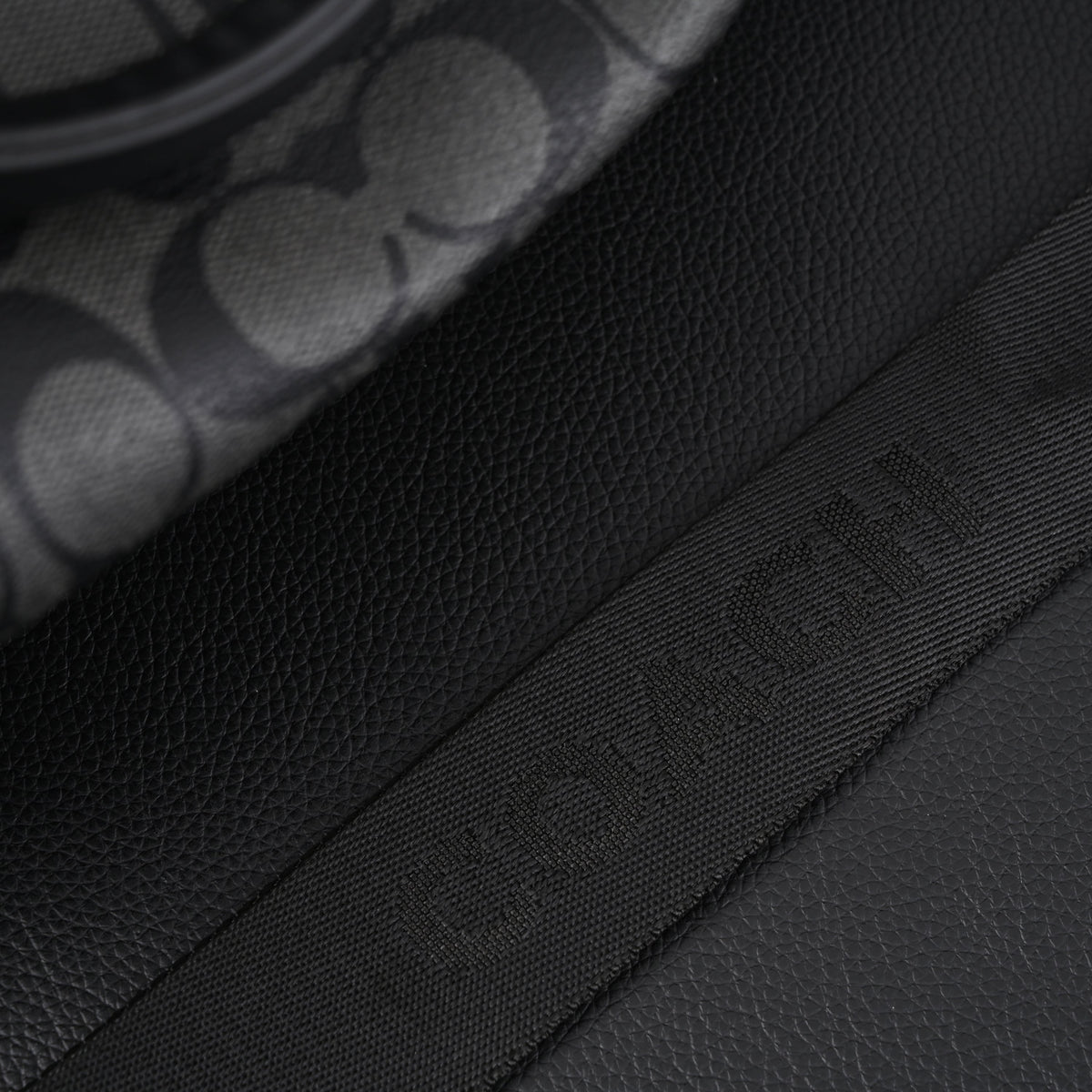 Coach Metropolitan Duffel Bag in Signature Black Canvas product image 5, provided for visual reference and product detail