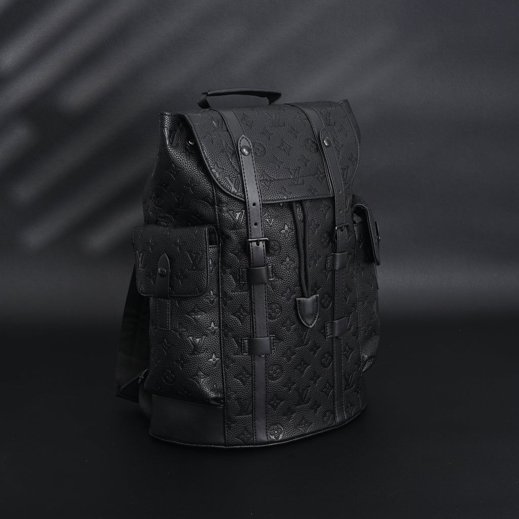 Louis Vuitton Christopher PM Backpack Monogram Shadow Black Leather product image 12, provided for visual reference and