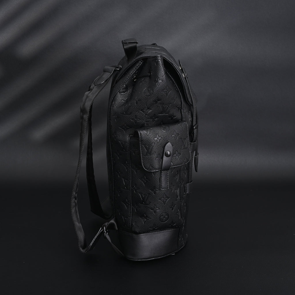 Louis Vuitton Christopher PM Backpack Monogram Shadow Black Leather product image 2, provided for visual reference and