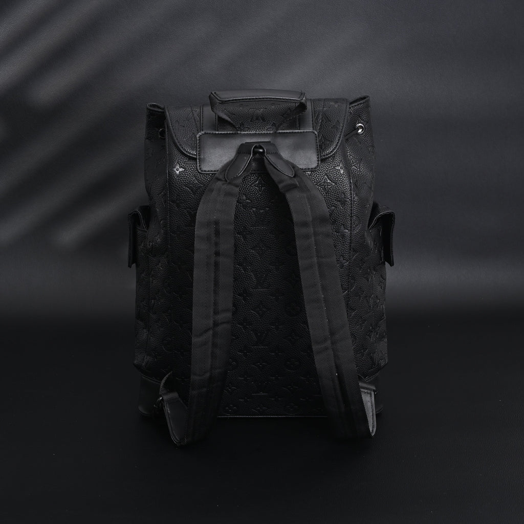 Louis Vuitton Christopher PM Backpack Monogram Shadow Black Leather product image 13, provided for visual reference and