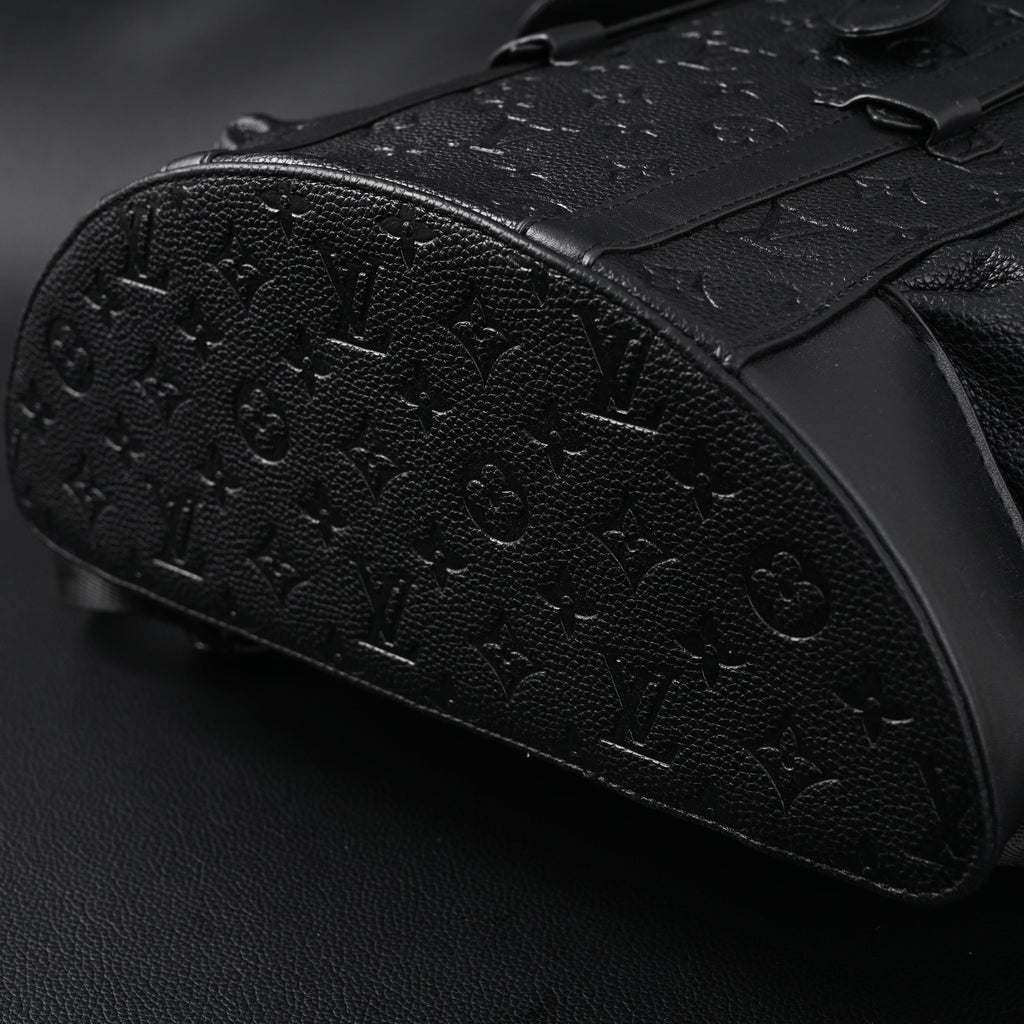 Louis Vuitton Christopher PM Backpack Monogram Shadow Black Leather product image 15, provided for visual reference and