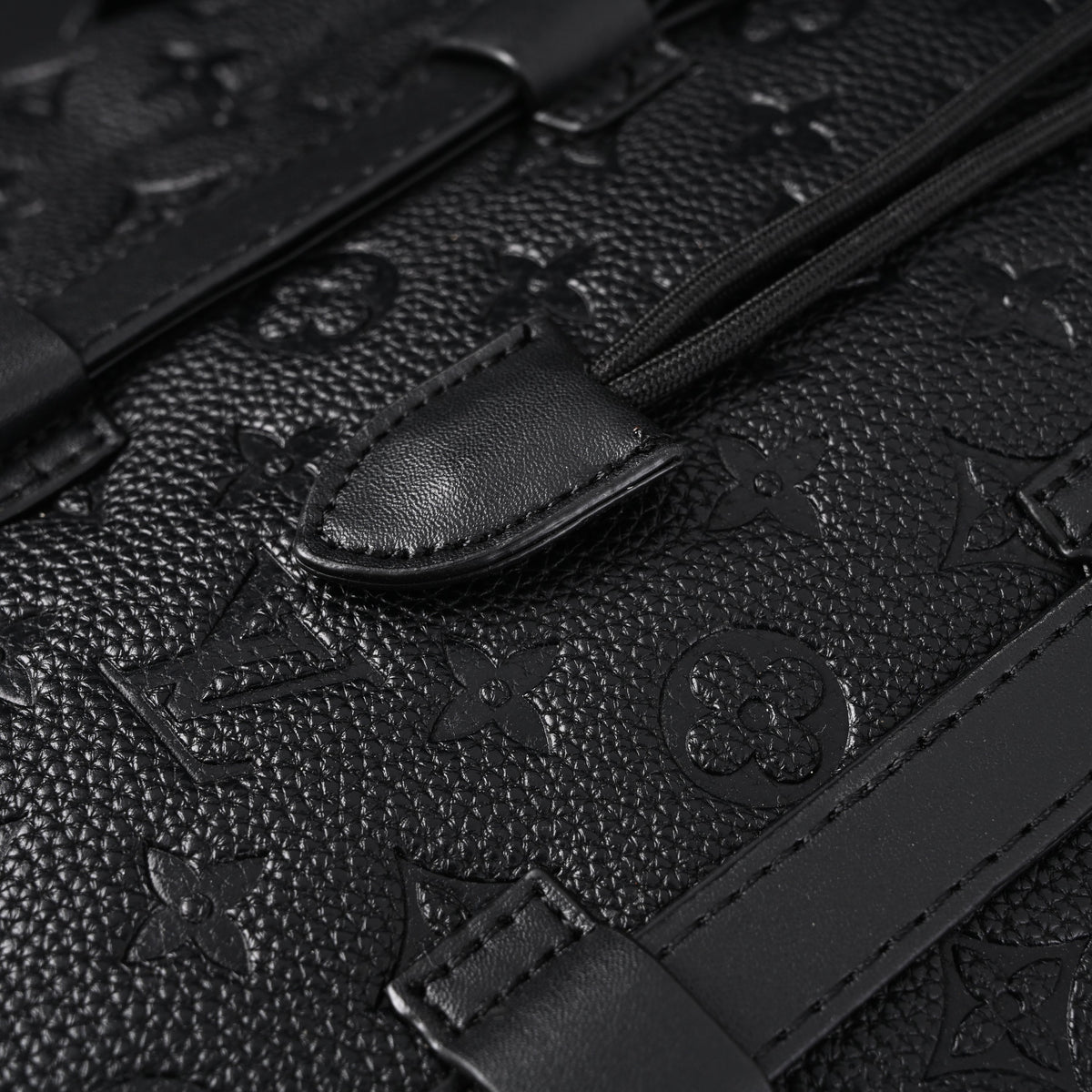 Louis Vuitton Christopher PM Backpack Monogram Shadow Black Leather product image 6, provided for visual reference and