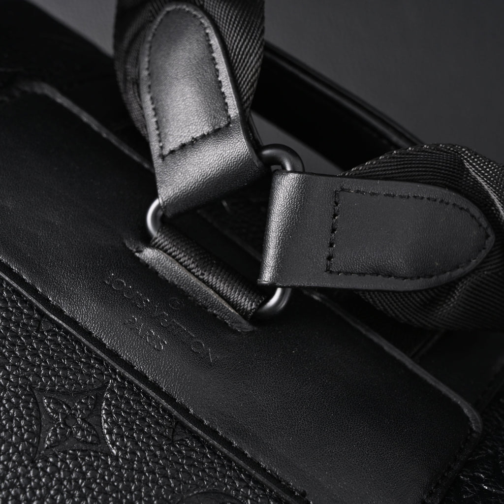 Louis Vuitton Christopher PM Backpack Monogram Shadow Black Leather product image 3, provided for visual reference and