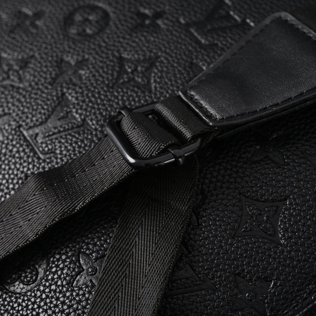 Louis Vuitton Christopher PM Backpack Monogram Shadow Black Leather product image 4, provided for visual reference and