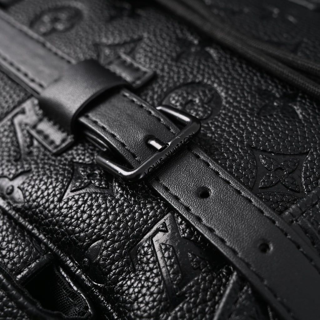 Louis Vuitton Christopher PM Backpack Monogram Shadow Black Leather product image 19, provided for visual reference and