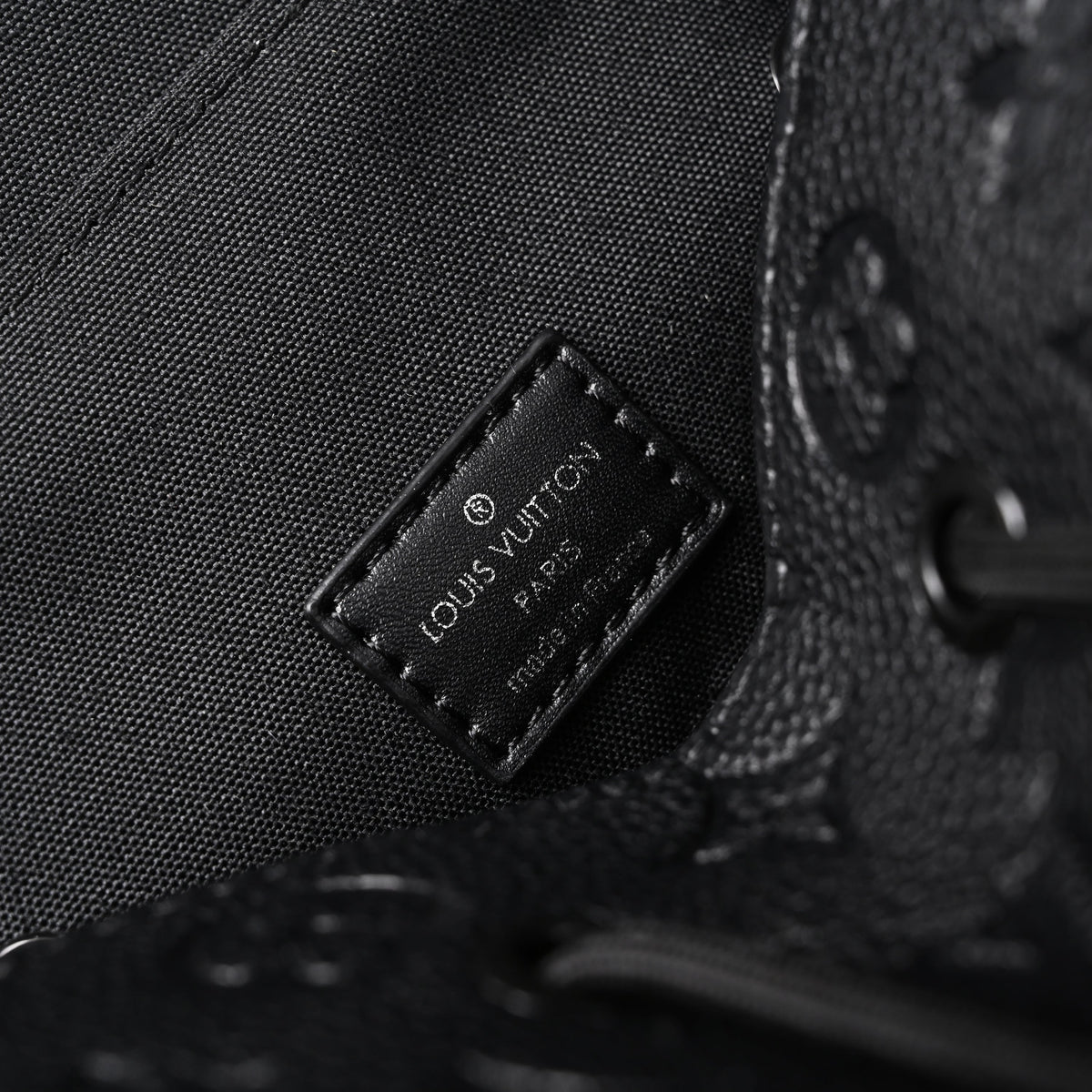 Louis Vuitton Christopher PM Backpack Monogram Shadow Black Leather product image 9, provided for visual reference and