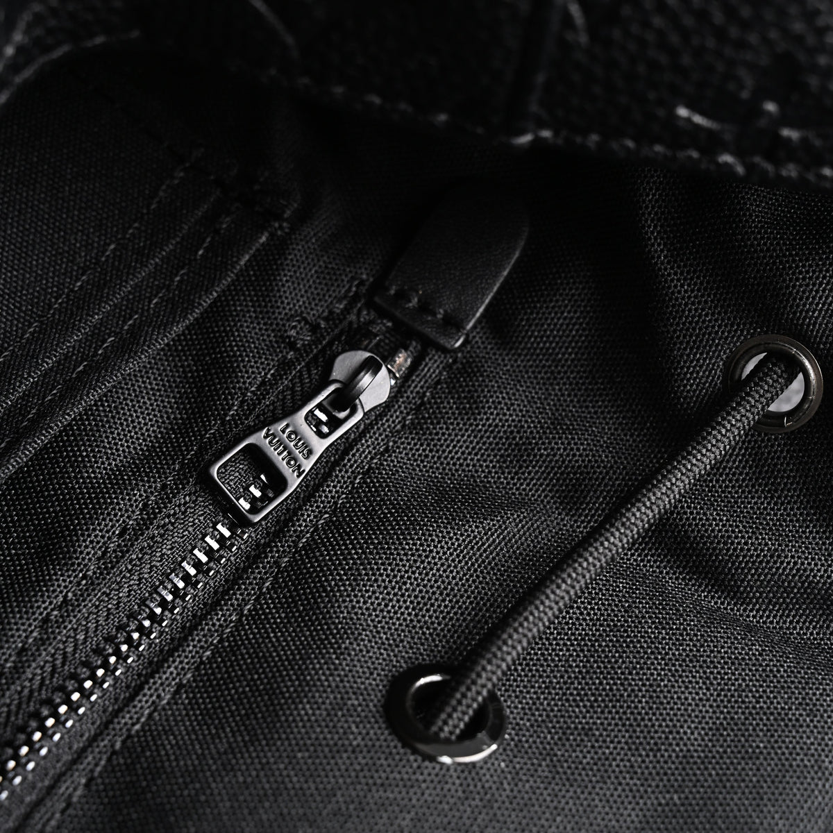 Louis Vuitton Christopher PM Backpack Monogram Shadow Black Leather product image 10, provided for visual reference and
