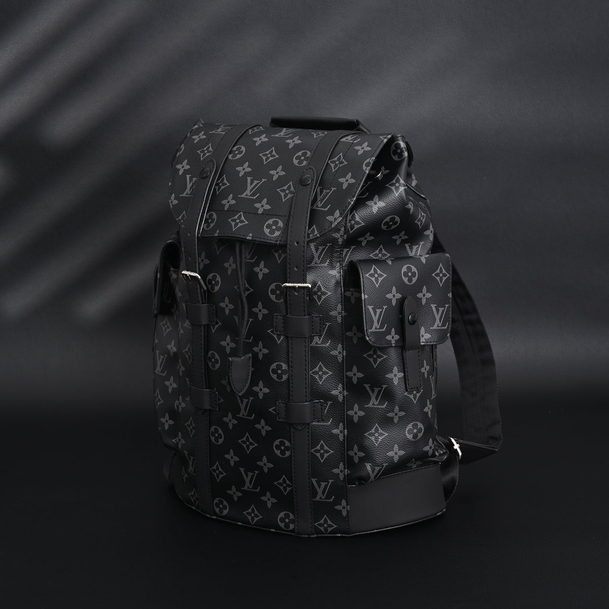 Louis Vuitton Christopher PM Monogram Eclipse Backpack product image 1, provided for visual reference and product detail