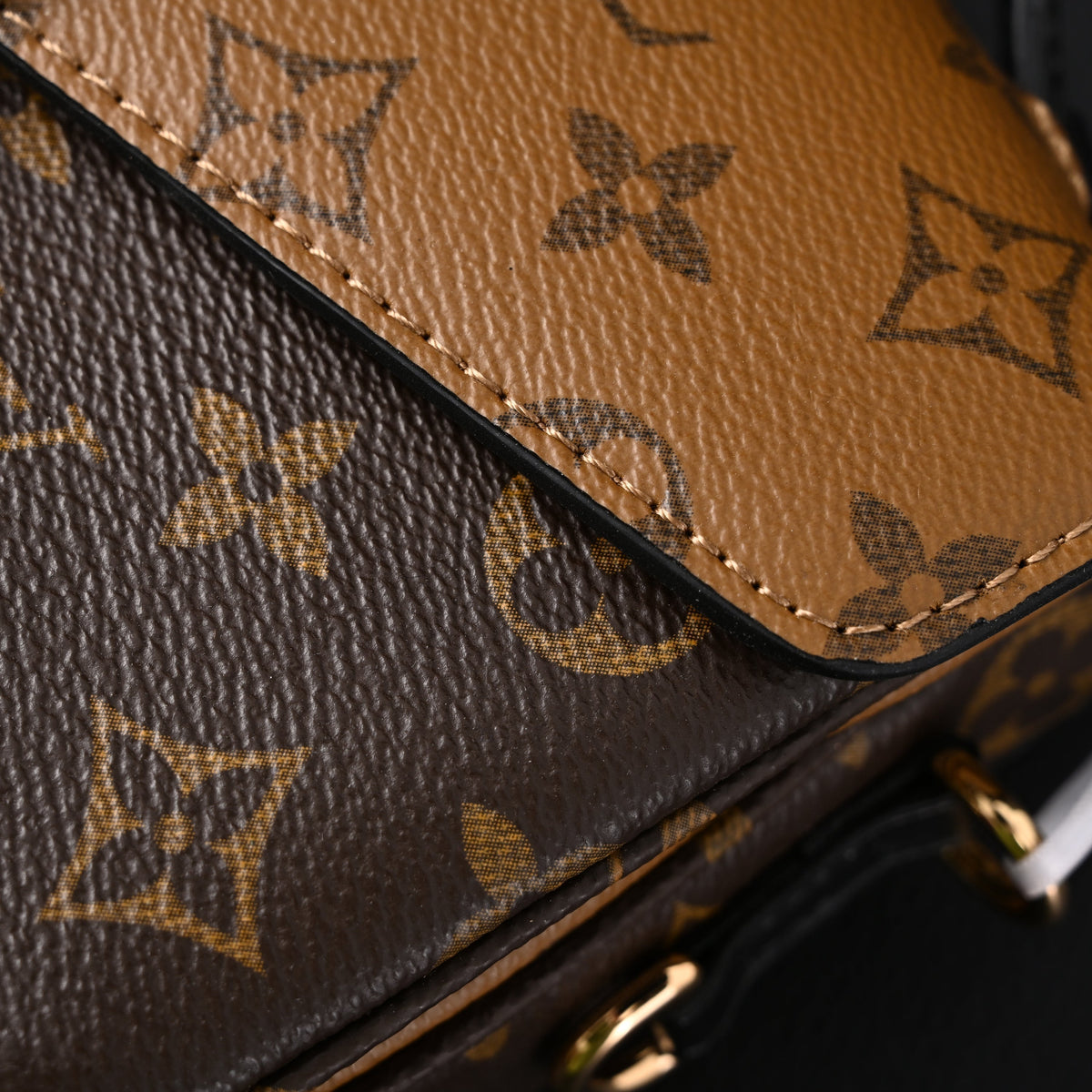 Louis Vuitton Petite Malle Souple Monogram Canvas Handbag product image 5, provided for visual reference and product detail