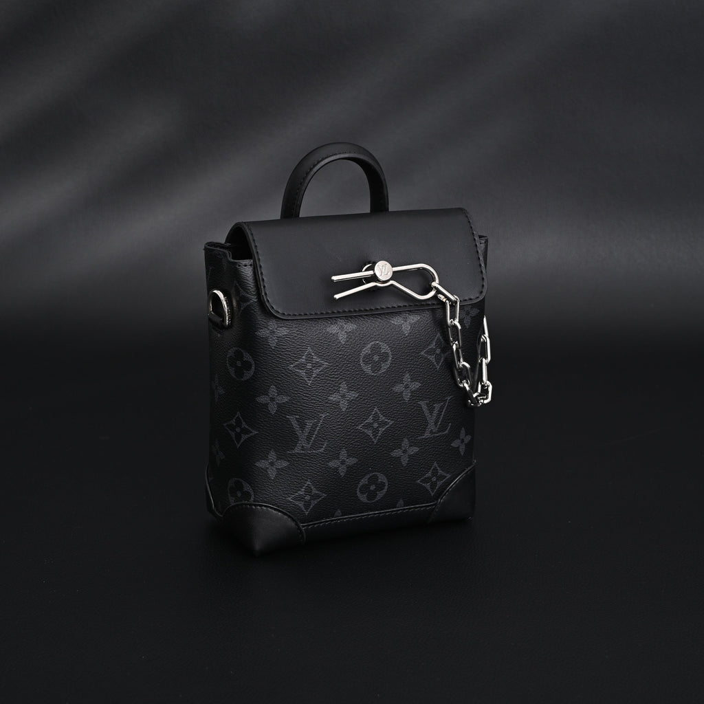 Louis Vuitton Soft Trunk Messenger – Monogram Eclipse Canvas with Silver Chain Handbag product image 9, provided for visual
