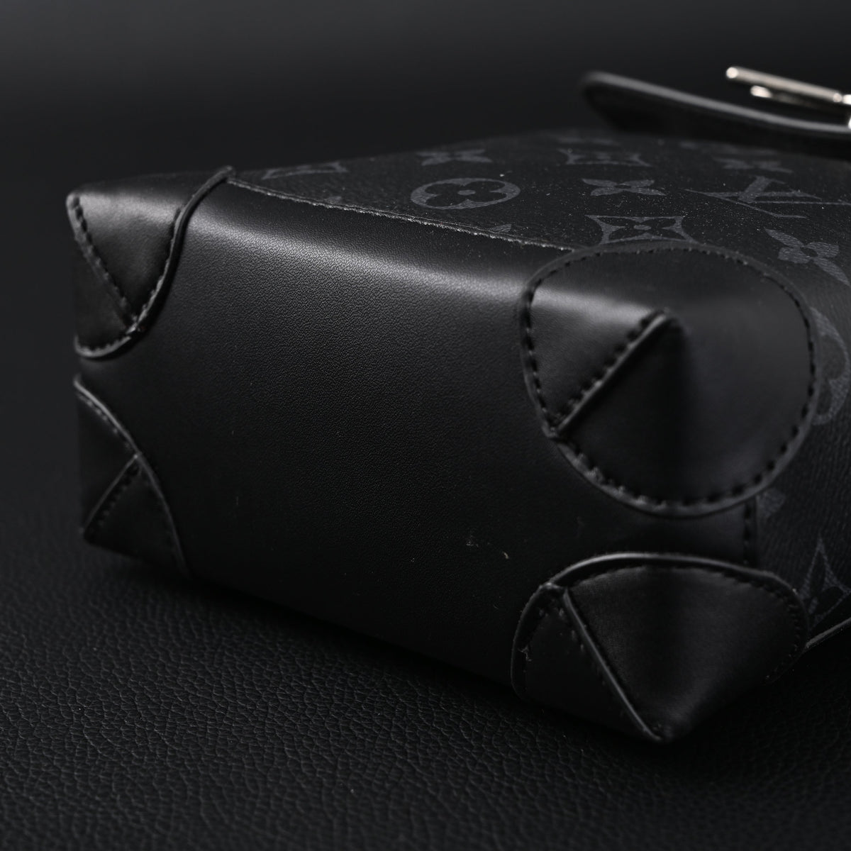 Louis Vuitton Soft Trunk Messenger – Monogram Eclipse Canvas with Silver Chain Handbag product image 4, provided for visual