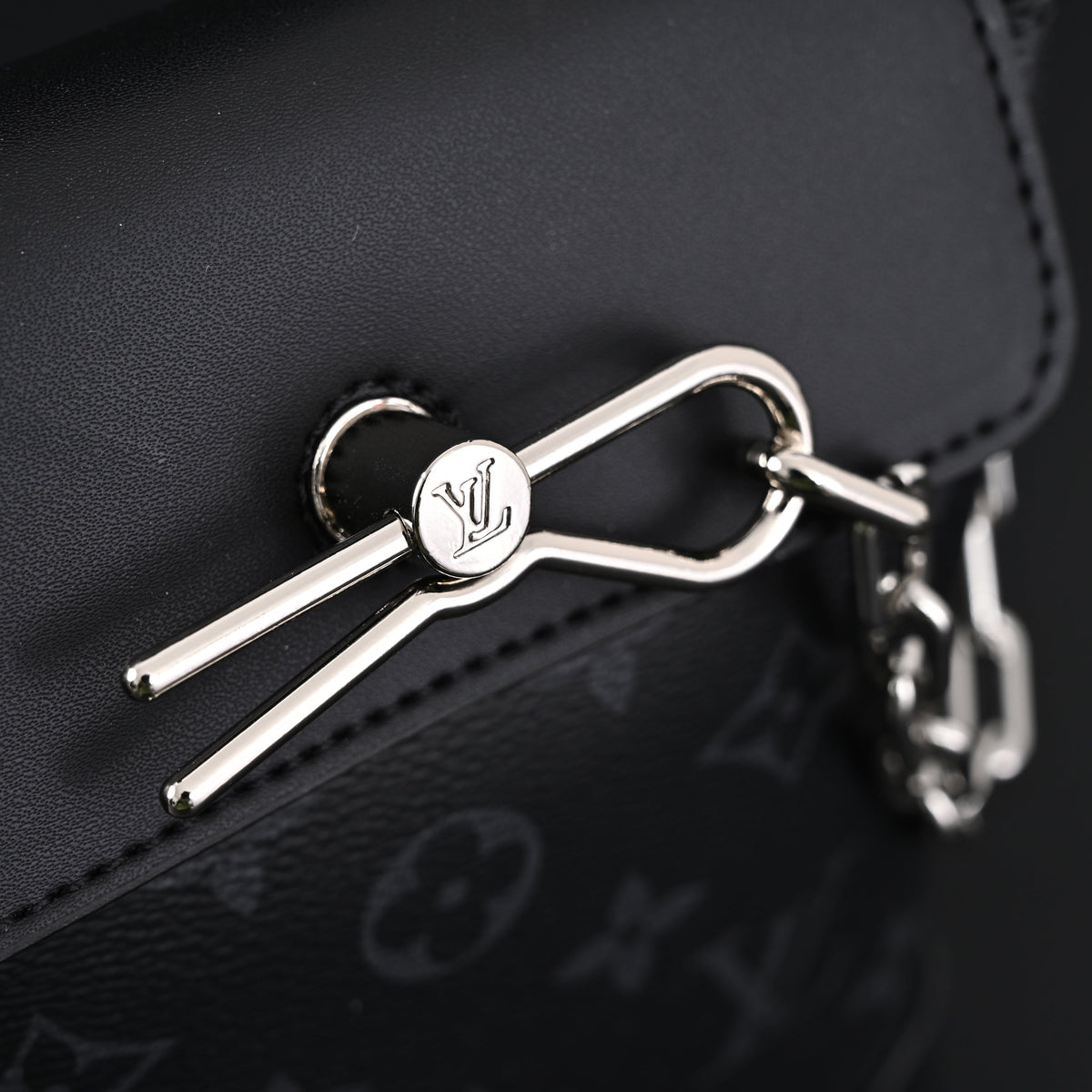 Louis Vuitton Soft Trunk Messenger – Monogram Eclipse Canvas with Silver Chain Handbag product image 11, provided for visual