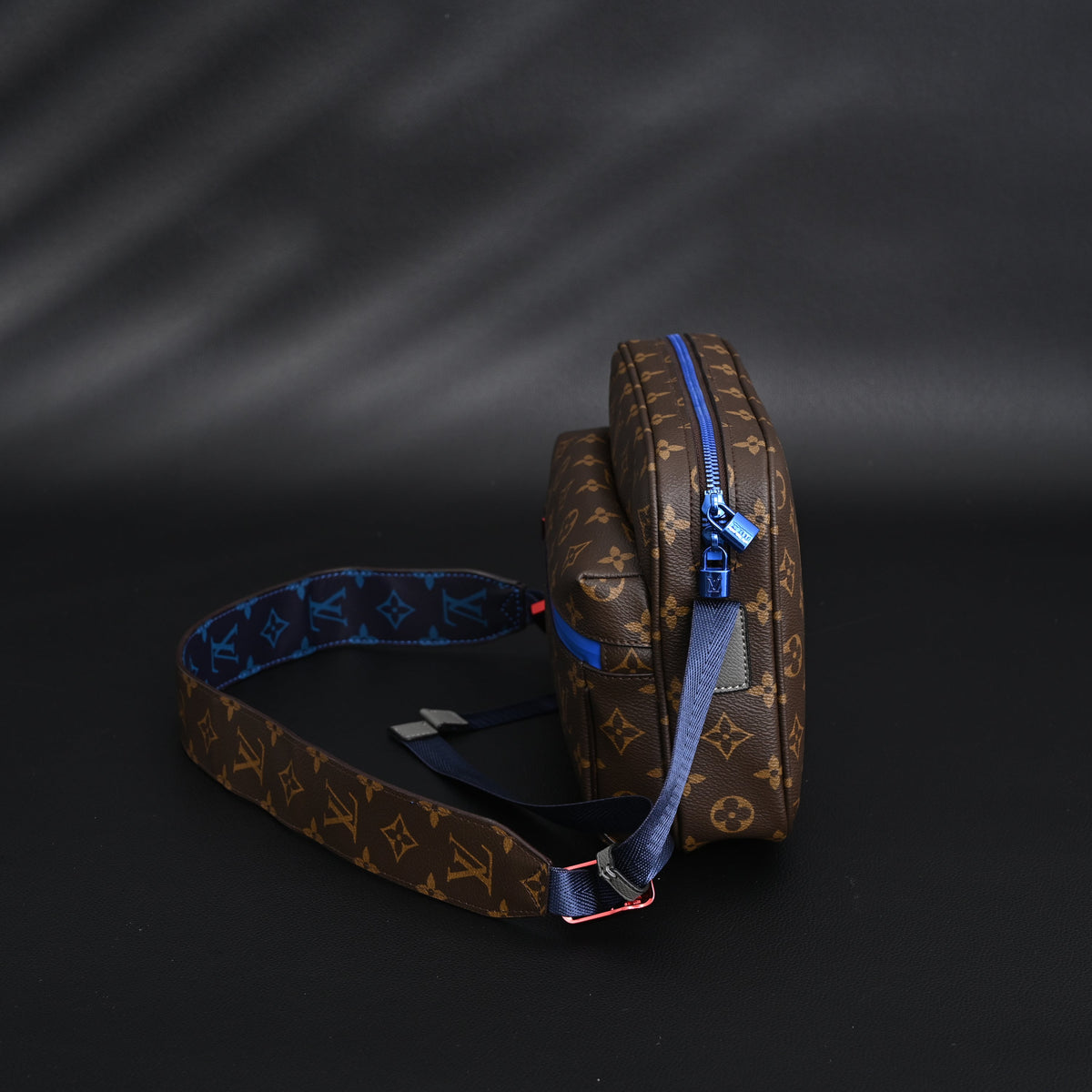 Louis Vuitton Trio Messenger Bag – Monogram Canvas with Blue Strap product image 13, provided for visual reference and
