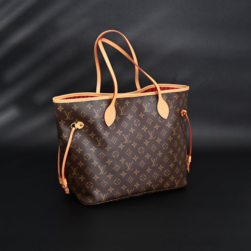 Louis Vuitton Neverfull MM Tote Bag – Monogram Canvas with Red Interior product image 1, provided for visual reference and