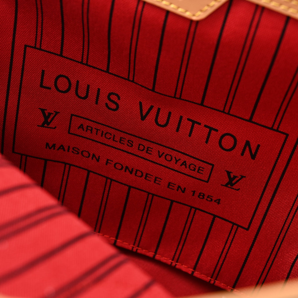 Louis Vuitton Neverfull MM Tote Bag – Monogram Canvas with Red Interior product image 2, provided for visual reference and