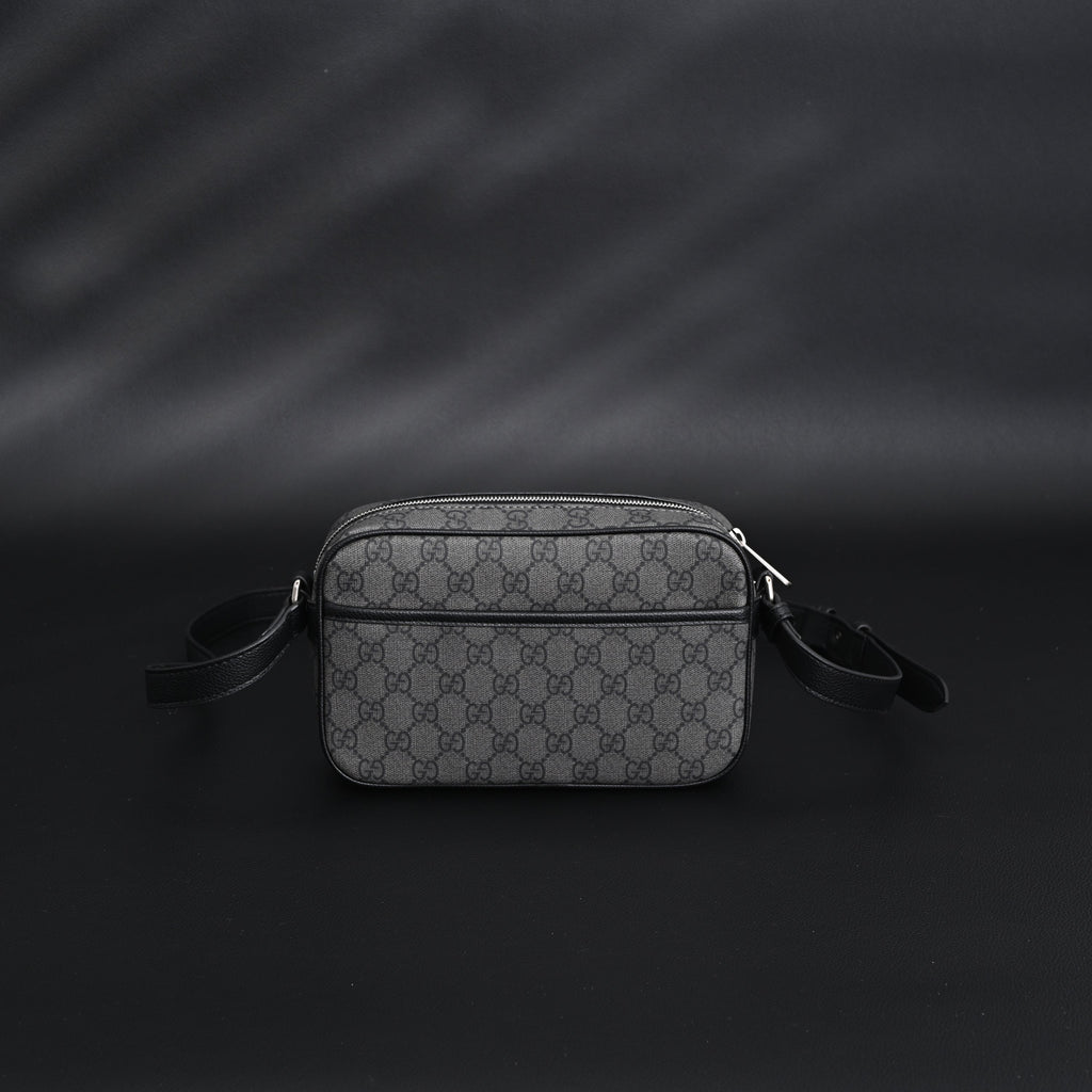 Gucci Ophidia GG Supreme Belt Bag – Black/Grey Monogram product image 1, provided for visual reference and product detail