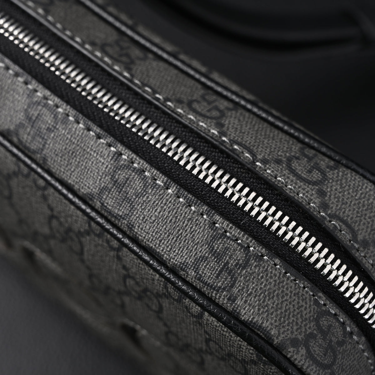 Gucci Ophidia GG Supreme Belt Bag – Black/Grey Monogram product image 14, provided for visual reference and product detail