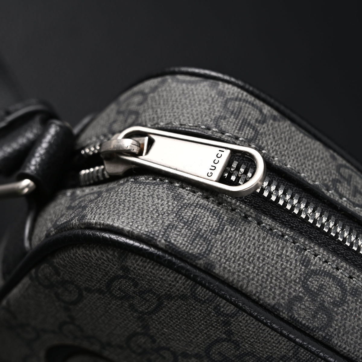 Gucci Ophidia GG Supreme Belt Bag – Black/Grey Monogram product image 15, provided for visual reference and product detail