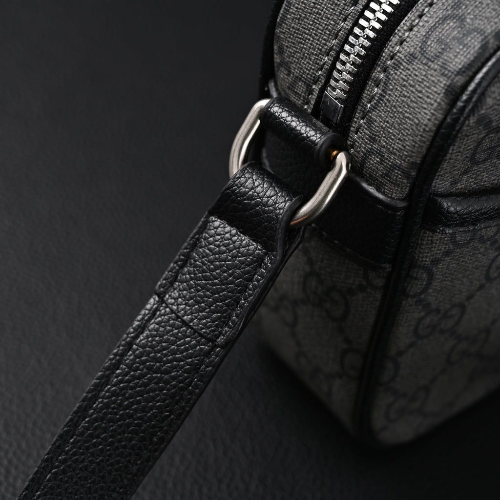 Gucci Ophidia GG Supreme Belt Bag – Black/Grey Monogram product image 9, provided for visual reference and product detail