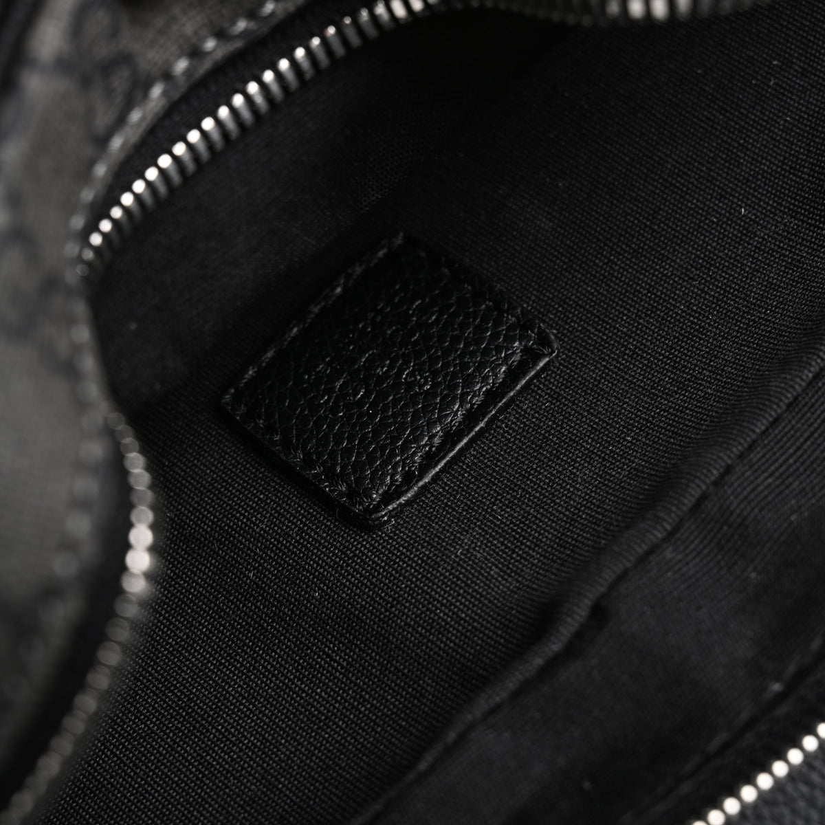 Gucci Ophidia GG Supreme Belt Bag – Black/Grey Monogram product image 11, provided for visual reference and product detail